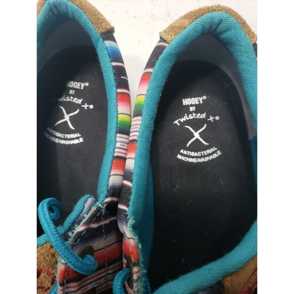 Twisted X Women’s Hooey Aztec Multicolor Serape Loper Shoes Style WHYC008 9M - Picture 8 of 9